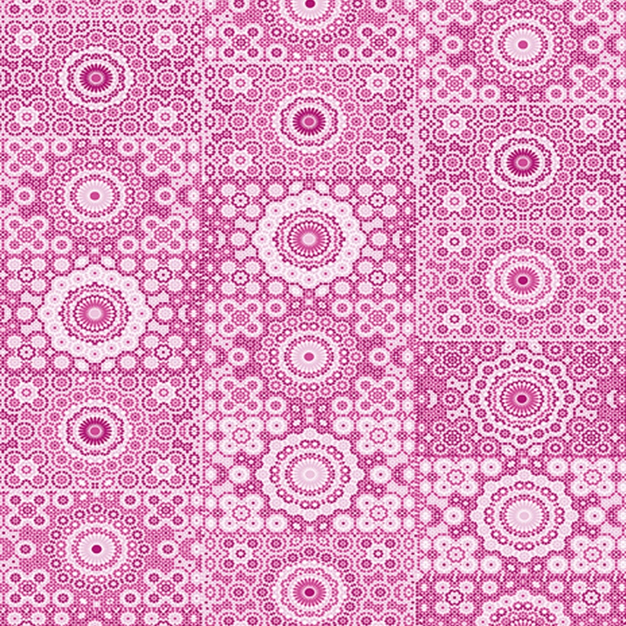 изображение Бумага для декопатча decopatch, 631 цветочки из точек розовые