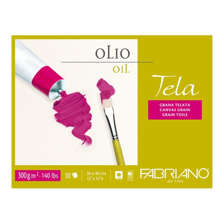 Бумага для масла "Tela" от Fabriano - это очень прочная высококачественная бумага-картон, с которой будет приятно работать и профессиональным художни…