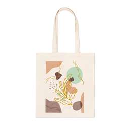 изображение Раскраска на сумке "флористическая абстракция"   40 х  35 см