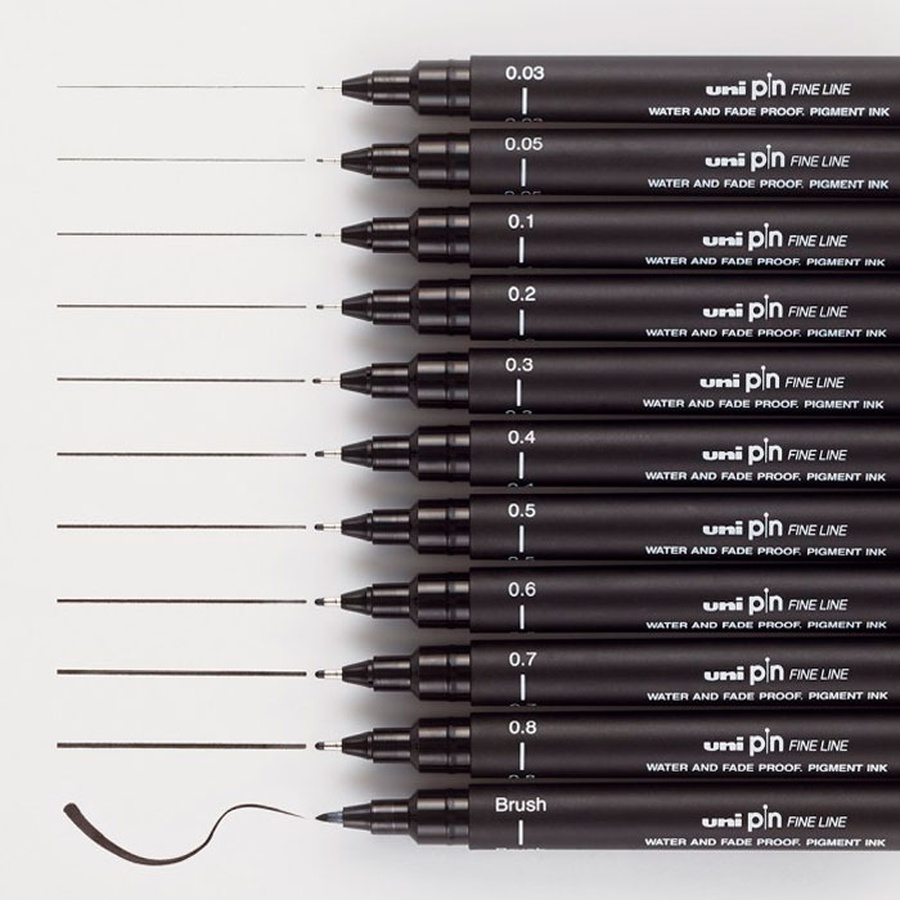 изображение Ручка-линер unipin чёрный 0,6 мм