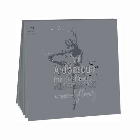 Планшет для эскизов Гознак Арабеск предназначен для работы сухими графическими материалами. Он содержит 25 листов, тонированных в серый цвет. Плотнос…