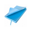 изображение Ежедневник датированный 2022 а5 138x213 мм brauberg "pastel", под кожу, синий, 112854