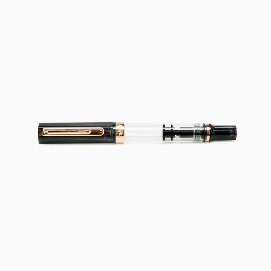 фото Ручка перьевая twsbi eco rose gold, темно-серый, f