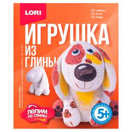 фотография Игрушка из глины lori собачка