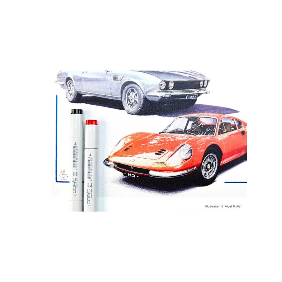 картинка Маркер спиртовой copic sketch, два пера, цвет r12