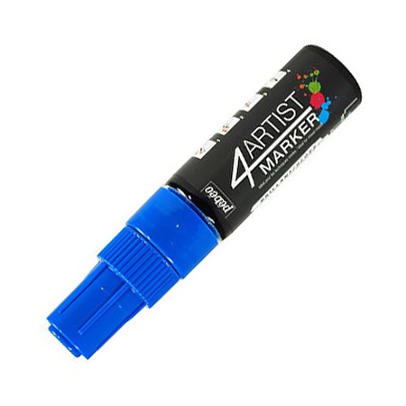 Маркер масляный Pebeo 4Artist Marker 8 мм клиновидный Синий тёмный