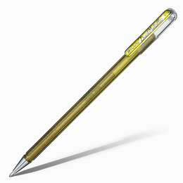 фотография Ручка с гелевыми чернилами pentel 1,0 мм, золото