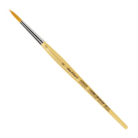 Кисть универсальная синтетика круглая № 6, короткая ручка, серия 303 Junior, Da Vinci