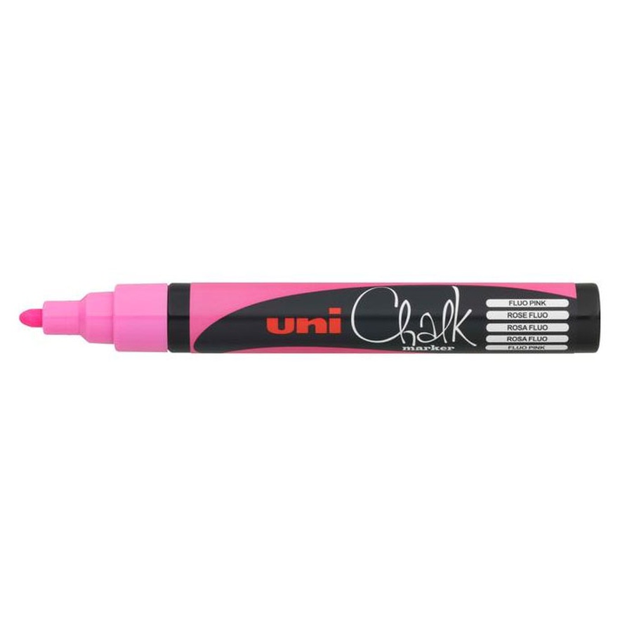 изображение Маркер меловой chalk pwe-5m, флуоресцентно-розовый, 1.8-2.5 мм