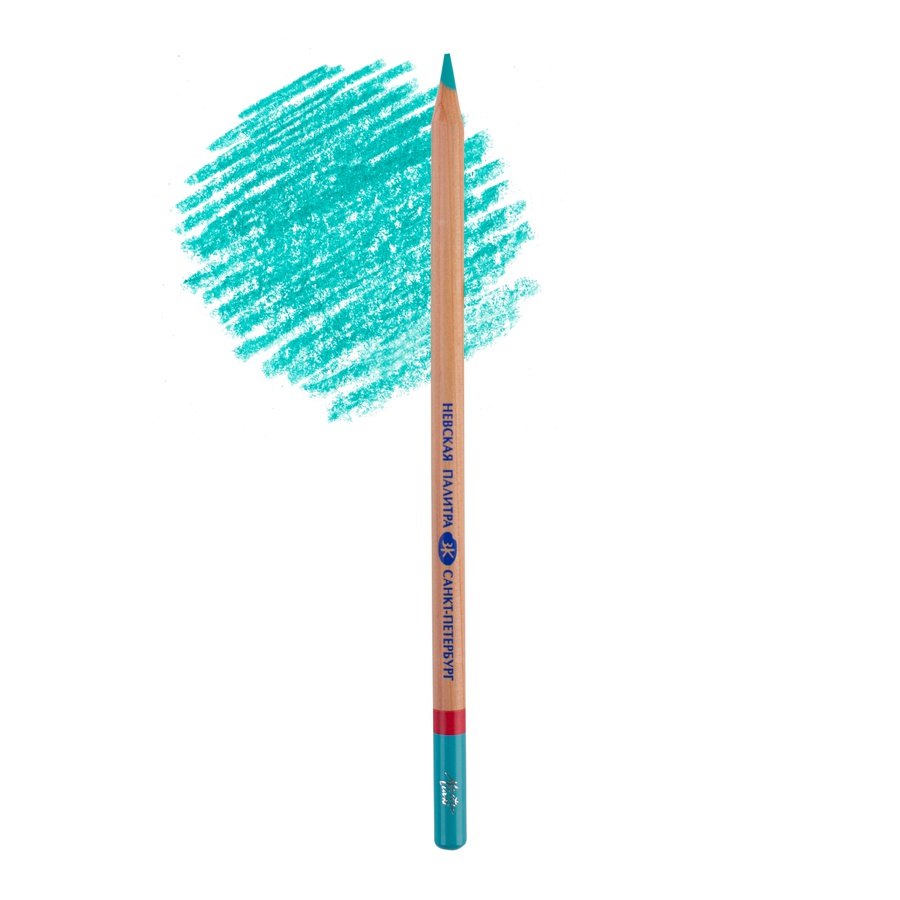 изображение Карандаш цветной профессиональный мастер-класс  №48, сине-зеленый