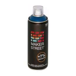 фото Эмаль для граффити и декоративно-оформительских работ "makerstreet" ms400 400 мл 505 синий
