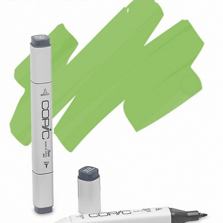 картинка Маркер спиртовой copic, два пера, цвет yg17