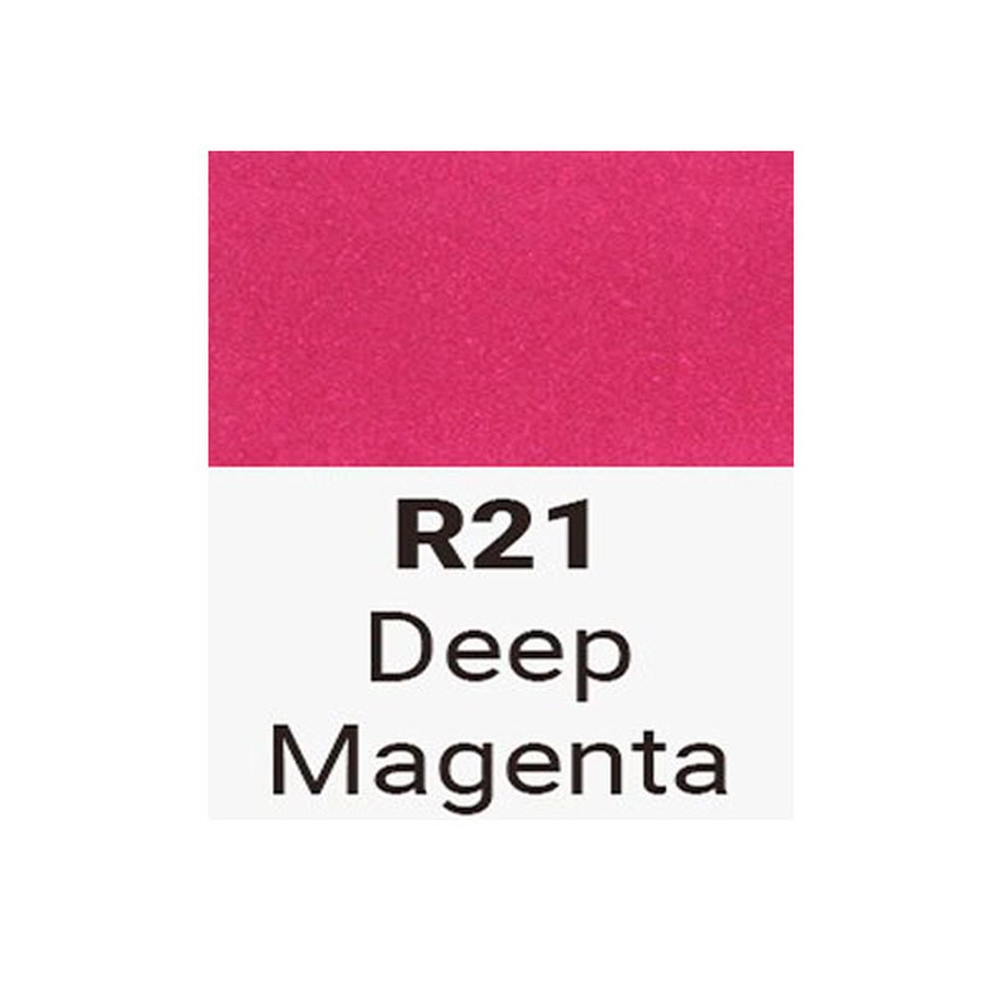 фото Маркер sketchmarker brush двухсторонний на спиртовой основе r21 глубокий пурпурный