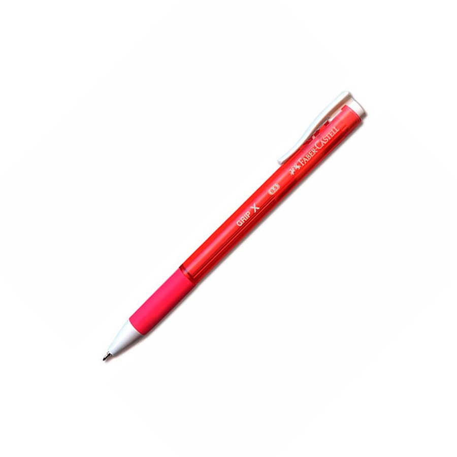картинка Шариковая ручка faber-castell grip х5, 0,5 мм, красная