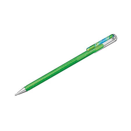 фотография Гелевая ручка с чернилами "хамелеон" hybrid dual metallic,светло-зеленый+ металлик синий & красный, 1.0 мм