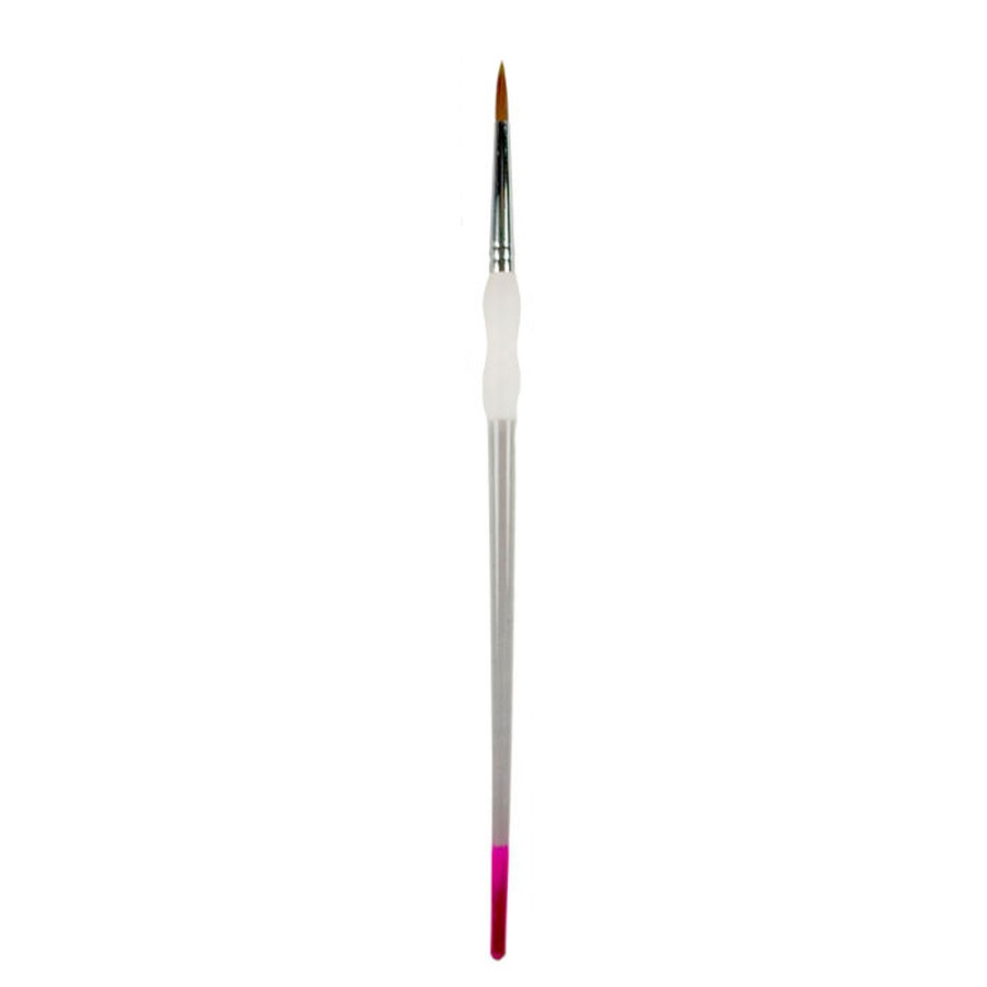 изображение Кисть из синтетики для масла и акрила сонет № 3 круглая пластиковая ручка