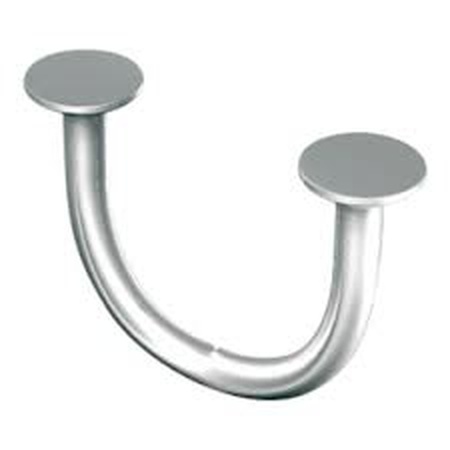 Кольцо U-формы с двумя круглыми мини-основами под украшения от Fimo — металлическая основа, которая соединяется с декоративным элементом из полимерно…