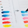 изображение Дот-карта, выкраска акварели schminke horadam на 140 цветов