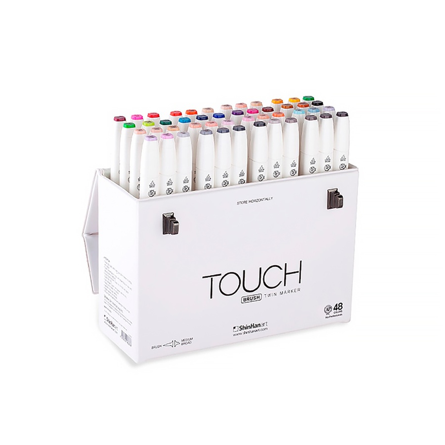 фото Набор спиртовых маркеров touch brush 48 цветов