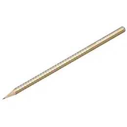 картинка Карандаш чернографитный faber-castell "sparkle" b, золотой