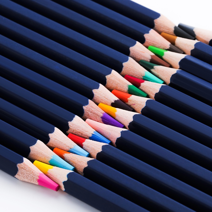 картинка Набор цветных карандашей finenolo 72 цвета в металлическом пенале