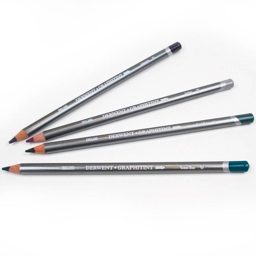 картинка Набор акварельных карандашей graphitint 24 цвета в металле