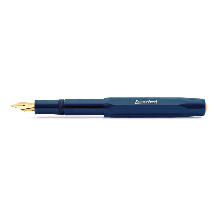 картинка Ручка перьевая kaweco classic sport ef 0,5 мм, синий морской