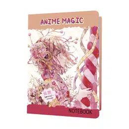 изображение Блокнот аниме magic (обложка девочка с цветком в волосах)