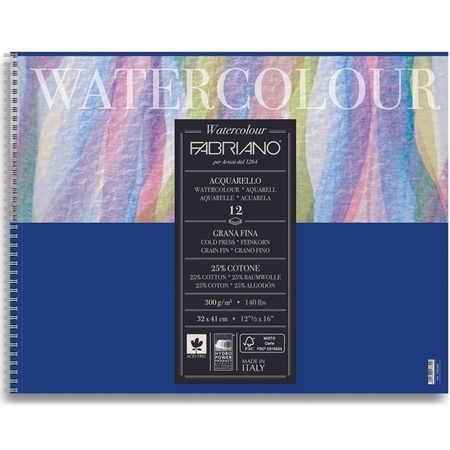 картинка Альбом д/акв. fabriano watercolour studio 300г/м,фин 12л