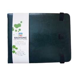 картинка Скетчбук для акварели baohong, 100%  хлопок, 300г, среднее зерно, 120x160 мм