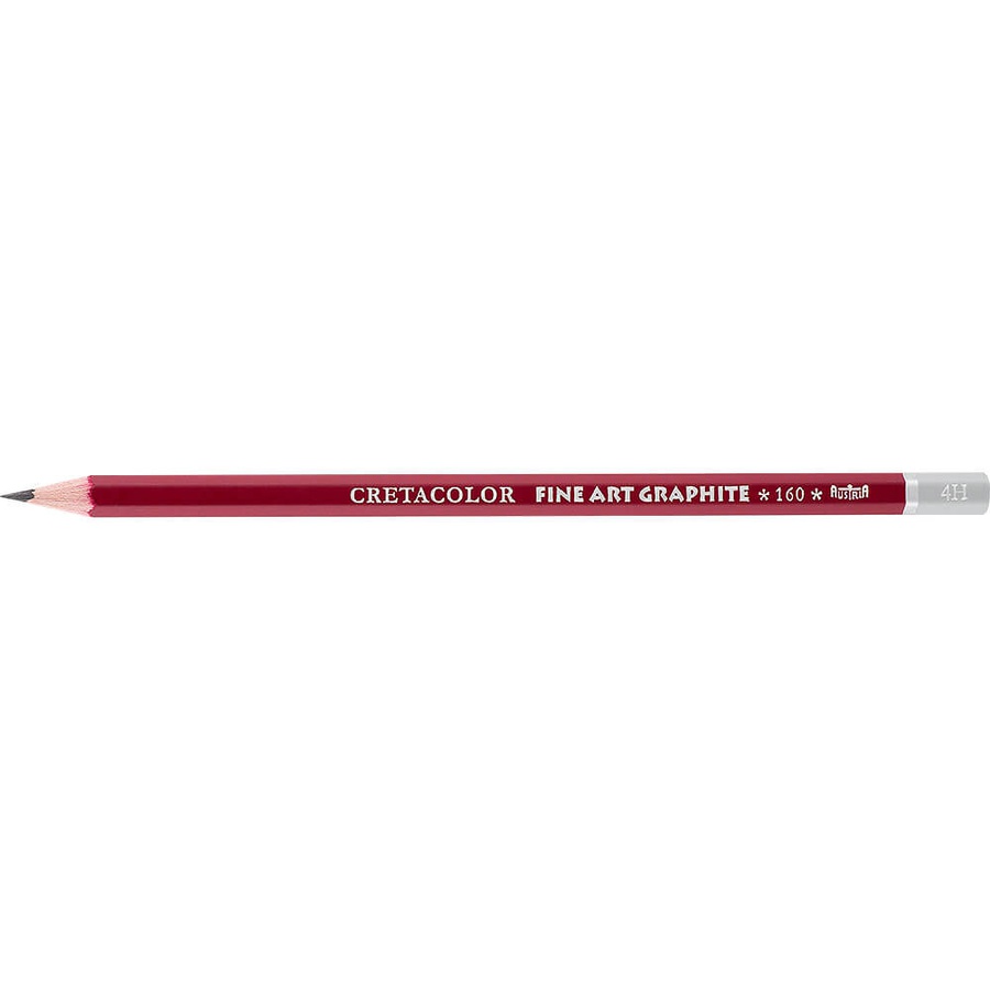 картинка Профессиональный чернографитовый карандаш cleos, шестигранный корпус диаметром 6,9 мм, диаметр стержня 2,2-2,8 мм, твердость 4h