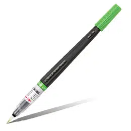 картинка Ручка кисть с краской pentel colour brush светло-зелёный