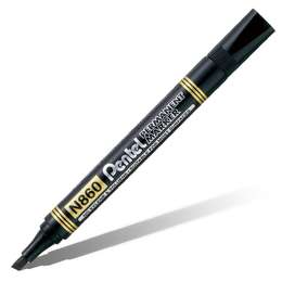 фотография Маркер перманентный pentel, черный,1.8 - 4.5 мм