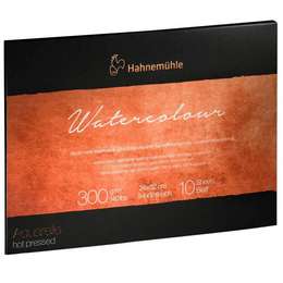 фото Альбом-склейка для акварели hahnemuhle watercolour, 300 г/м2, 24 х 32 см, 10 листов, 100% хлопок, сатин