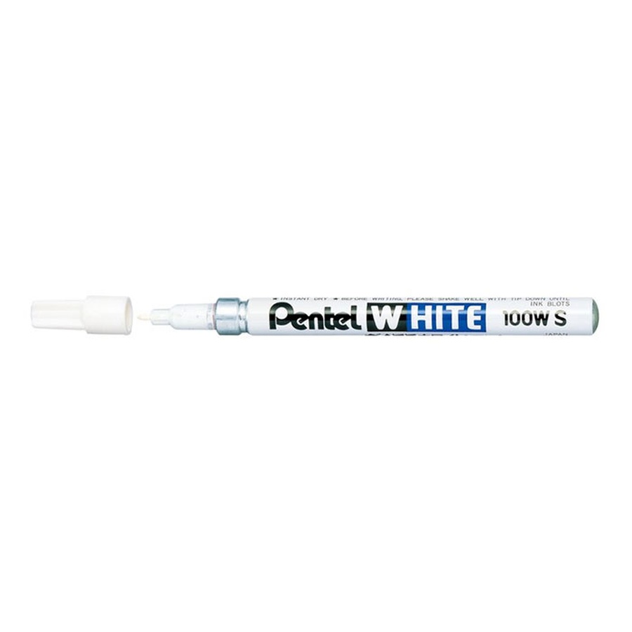 фотография Маркер перманентный pentel white, белый 2.0 мм