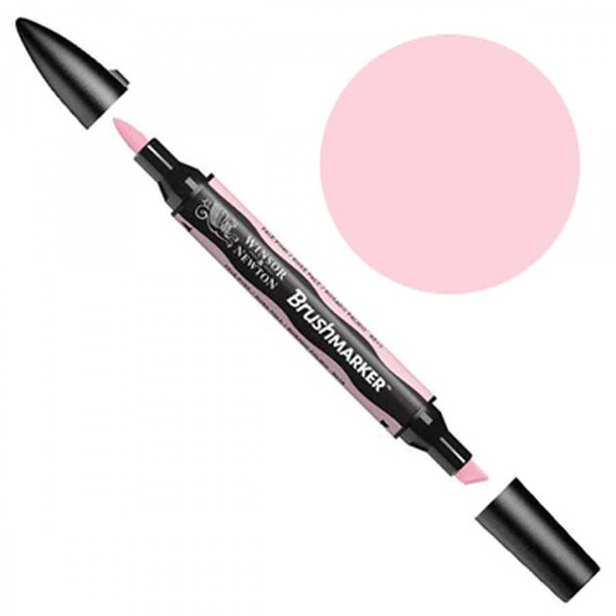 изображение Маркер спиртовой brush winsor & newton, бледно-розовый