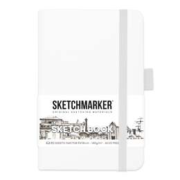 картинка Блокнот для зарисовок sketchmarker  9*14 см 80л белый