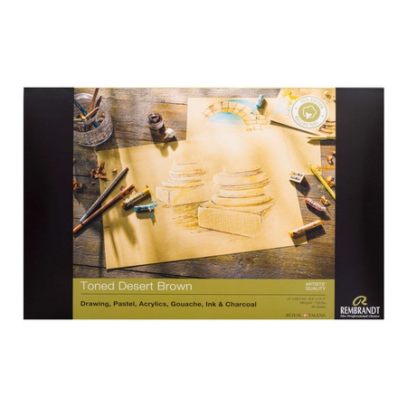 фотография Альбом для пастели rembrandt 160гр/м2, 29*42см, 30л, склейка, коричневые тона