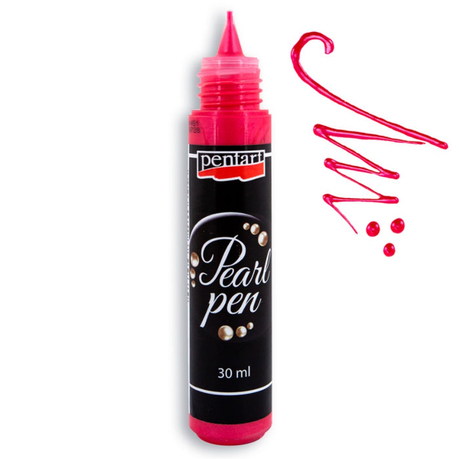 изображение Краска для создания жемчужин "pearl pen", 30 мл, красная помада