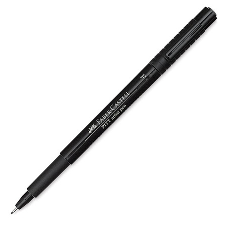 фото Ручка капиллярная тонкая черная pitt pen, размер f