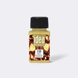 фото Краска металлическая лаковая idea золото среднее 60 мл