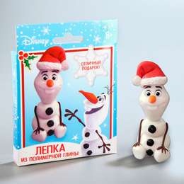 картинка Новогодняя игрушка из полимерной глины «олаф», холодное сердце