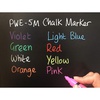 фото Маркер меловой chalk pwe-5m, флуоресцентно-оранжевый, 1.8-2.5 мм