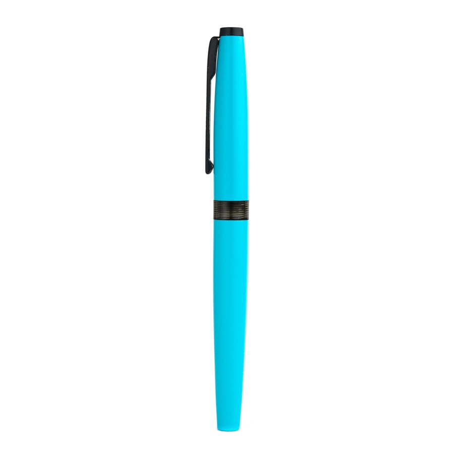 картинка Ручка перьевая малевичъ с конвертером, перо ef 0,4 мм, набор с двумя картриджами (индиго, черный), цвет: бирюзовый