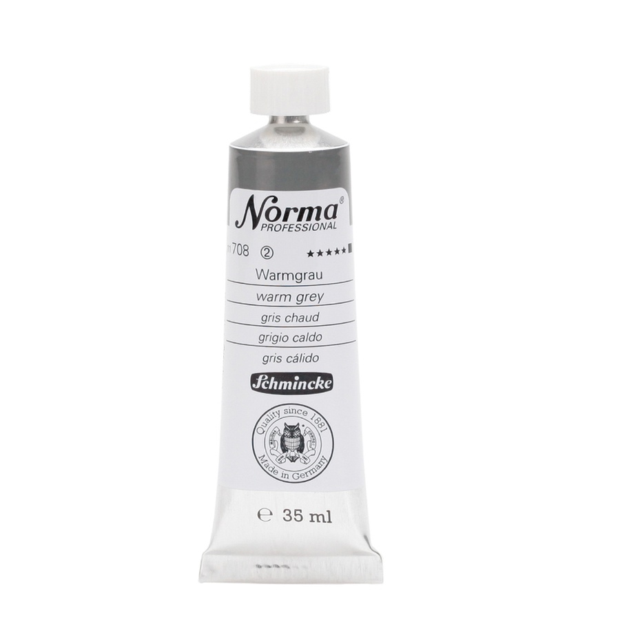 картинка Краска масляная schmincke norma professional № 708 серый теплый, туба 35 мл
