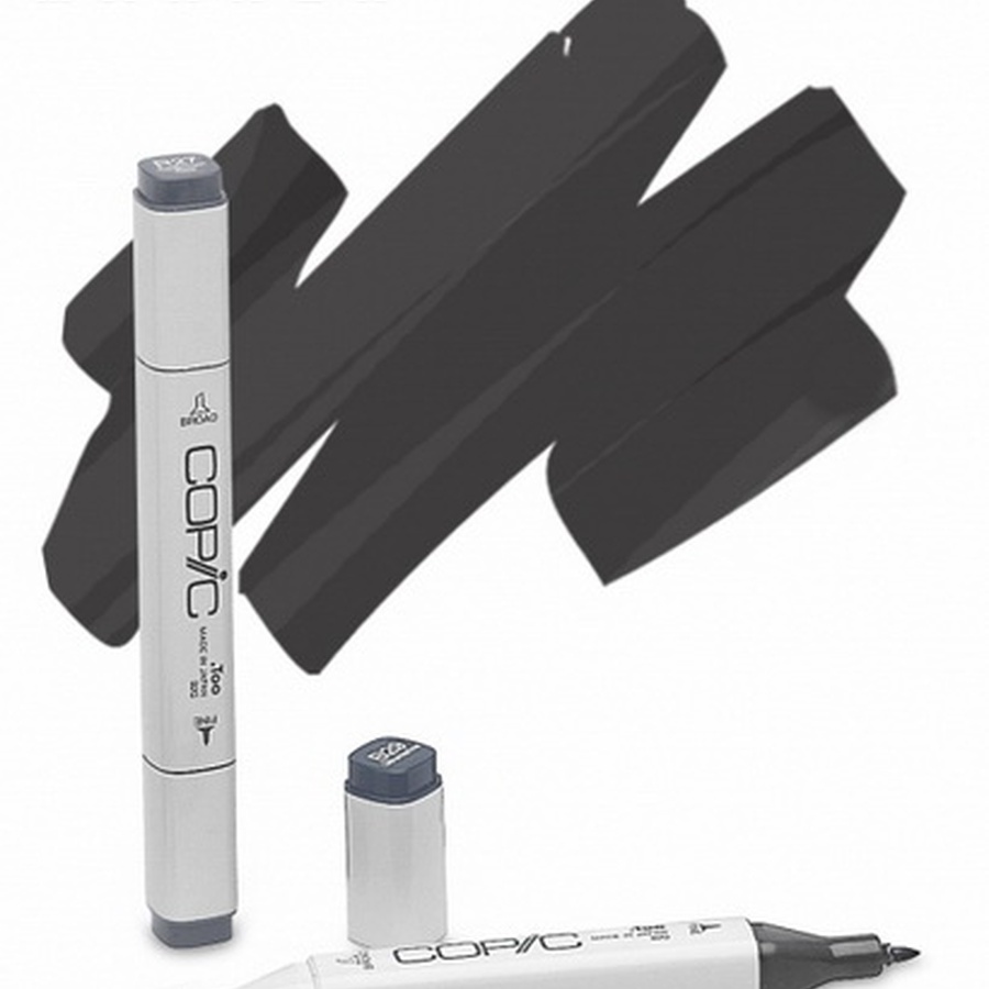 фотография Маркер спиртовой copic, два пера, цвет n10