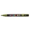 картинка Маркер posca pc-3m, хаки, 0.9 - 1.3 мм, пулевидный наконечник