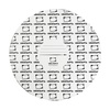 фотография Холст на картоне малевичъ круглый d 24 см, мелкозернистый, хлопок 100%