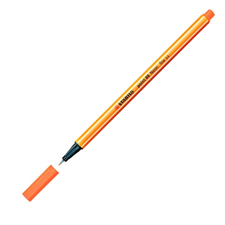фотография Ручка капиллярная stabilo point 88 неоново-оранжевая