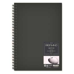 картинка Скетчбук fabriano а4, 80 листов, 110 г/м2, чёрная обложка
